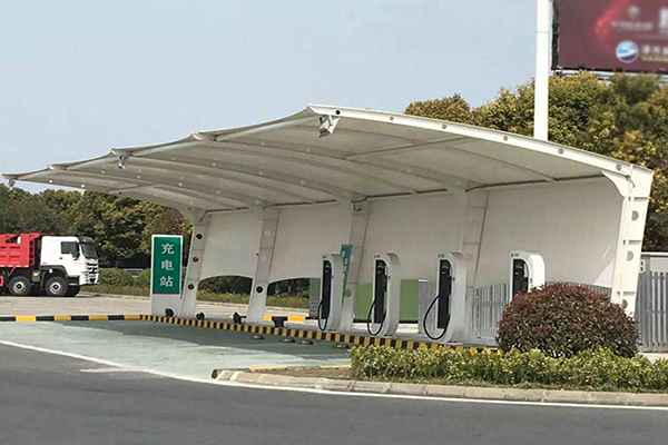 天津充電樁膜結(jié)構(gòu)：創(chuàng)新科技，緊跟綠色出行潮流
